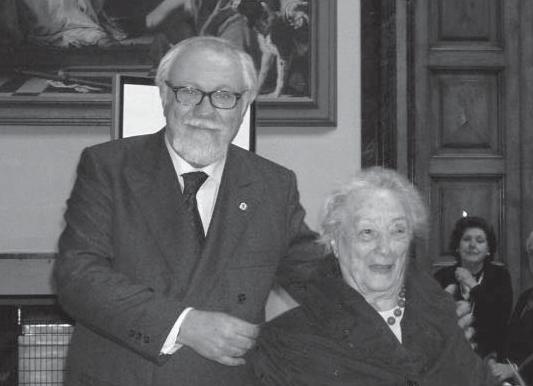 Pier Franco Quaglieni con Anna Bocca Dalmastro