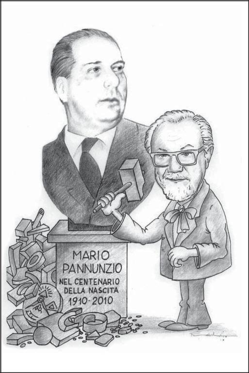 caricatura per il centenario della nascita di Mario Pannunzio