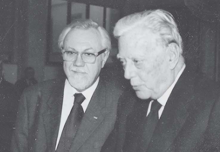 Pier Franco Quaglieni con Umberto Agnelli